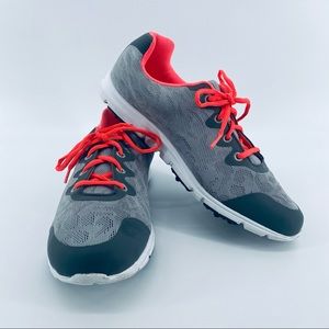 FootJoy Enjoy SGray Mist/Pink Spike Less Golf Shoe